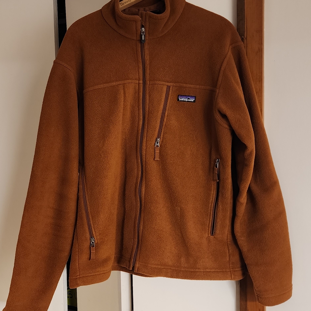 Patagonia Men's Brown Fleece Jacket sz L